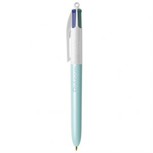 Bic 4 couleurs personnalisé Pearl Bleu