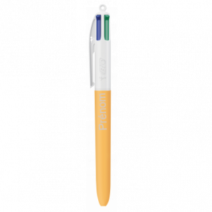 Bic 4 couleurs personnalisé Punch Saumon