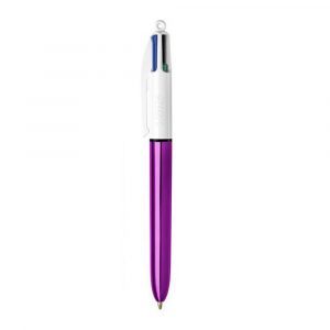 Bic 4 couleurs personnalisé Shine Violet