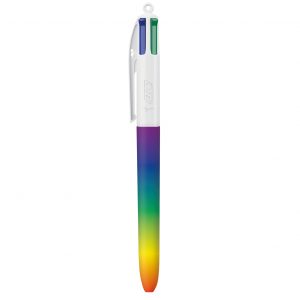 Bic 4 couleurs personnalisé Punch Arc-en-ciel