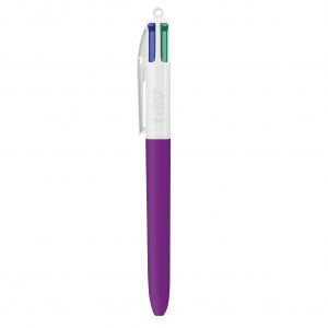 Bic 4 couleurs personnalisé Punch Violet