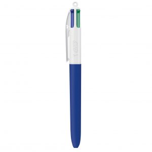 Bic 4 couleurs personnalisé Punch Bleu
