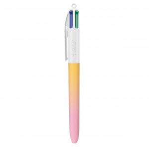 Bic 4 couleurs personnalisé Punch Saumon Rose Dégradée